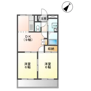 グリーンハイムK【2階】の間取り