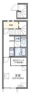 レオネクスト伊吹Ⅱ【208号室】の間取り
