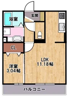 IL Fiore (イルフィオーレ)【1階】の間取り