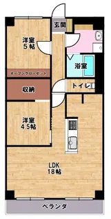 サンマリン日辨【503号室】の間取り