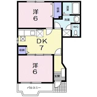 チェントロ ヴィレッジⅡ【1階】の間取り