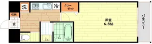 ファーストフィオーレ難波南パークサイド【1階】の間取り
