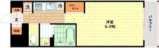gm難波ウエストD.C.【1階】の間取り