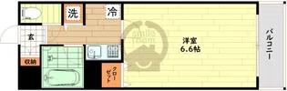 ドエル堀江南【8階】の間取り