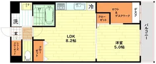 NORTH VILLAGE壱番館【7階】の間取り