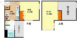 リセス大阪イースト【6階】の間取り