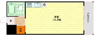 FM Nakazaki Ⅱ(旧Collection中崎Ⅱ)【10階】の間取り