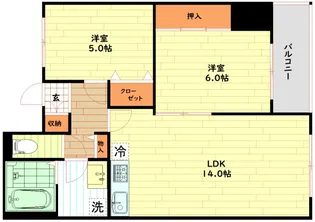 ロベリア弐番館【9階】の間取り