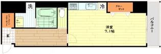 Metrosa谷町六丁目South【9階】の間取り