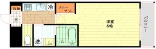 エスリード難波AGREA【2階】の間取り