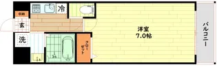 S-FORT難波西【3階】の間取り