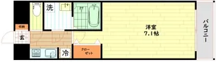 S-RESIDENCE大阪九条North【2階】の間取り
