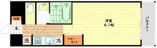 プレサンス天満橋ヴェルエラ【3階】の間取り