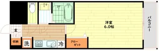プレサンス桜川グロワール【7階】の間取り