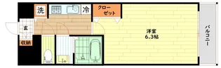 プレサンス DOMECITY コレーレ【3階】の間取り