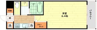 エスリードレジデンスグラン大阪福島ノース【7階】の間取り