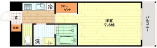 プランドール江戸堀レジデンス【6階】の間取り