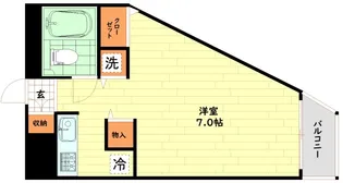 エトワール北梅田【7階】の間取り