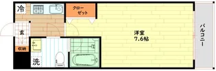 メゾンキコー難波南【7階】の間取り