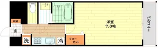 プレサンス大阪福島シエル【5階】の間取り