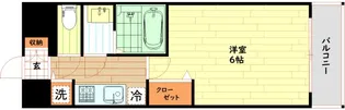 アドバンス大阪グロウスⅡ【4階】の間取り