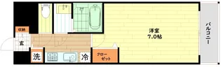 プレサンス大阪福島シエル【8階】の間取り