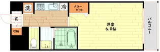 プレサンス新大阪ストリーム【13階】の間取り