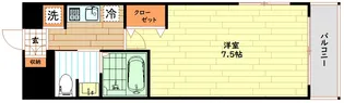 ラクラス福島野田【6階】の間取り