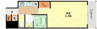 エスリードレジデンス大阪ウエストコート【3階】の間取り