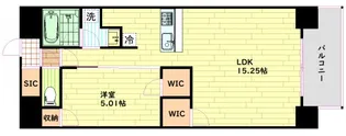 BRAVE新町【8階】の間取り