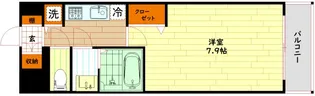 ディクス大阪城EASTレジデンス【8階】の間取り