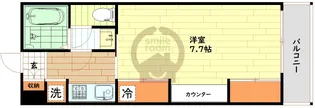 リブリ・シャルマン・パレス・吉野【2階】の間取り