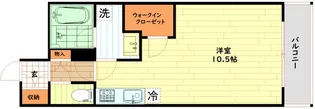 ザ・パークハビオ堂島【13階】の間取り