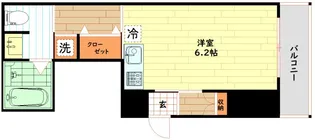 フォーラム此花四貫島【4階】の間取り