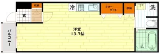 北通ハイツ【1階】の間取り