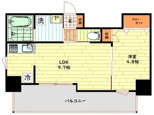 RJRプレシア南堀江【5階】の間取り