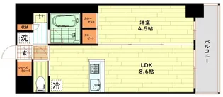 S-RESIDENCE福島diverse【9階】の間取り