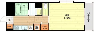グランパシフィック御幣島【3階】の間取り