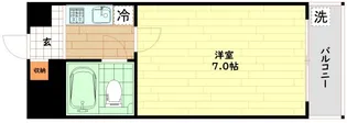 クリオ福島【4階】の間取り