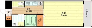 オアシス梅田【9階】の間取り