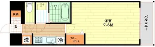 レジュールアッシュ福島フィーノ【6階】の間取り