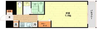 ラヴィータ難波元町【14階】の間取り