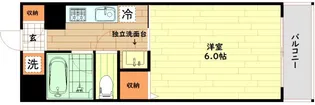 エルシャ南森町【4階】の間取り