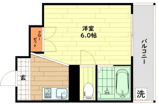 ジュネス福島【3階】の間取り