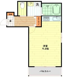 アメデ福島【3階】の間取り