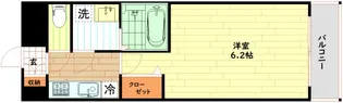 エスリードレジデンス大阪福島シティウエスト【10階】の間取り