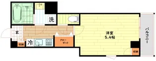 プリジア【8階】の間取り
