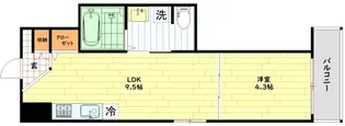 ジオグラン【1階】の間取り