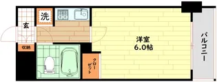エスリード野田駅前【6階】の間取り