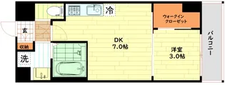 セレニテ福島アリア【12階】の間取り